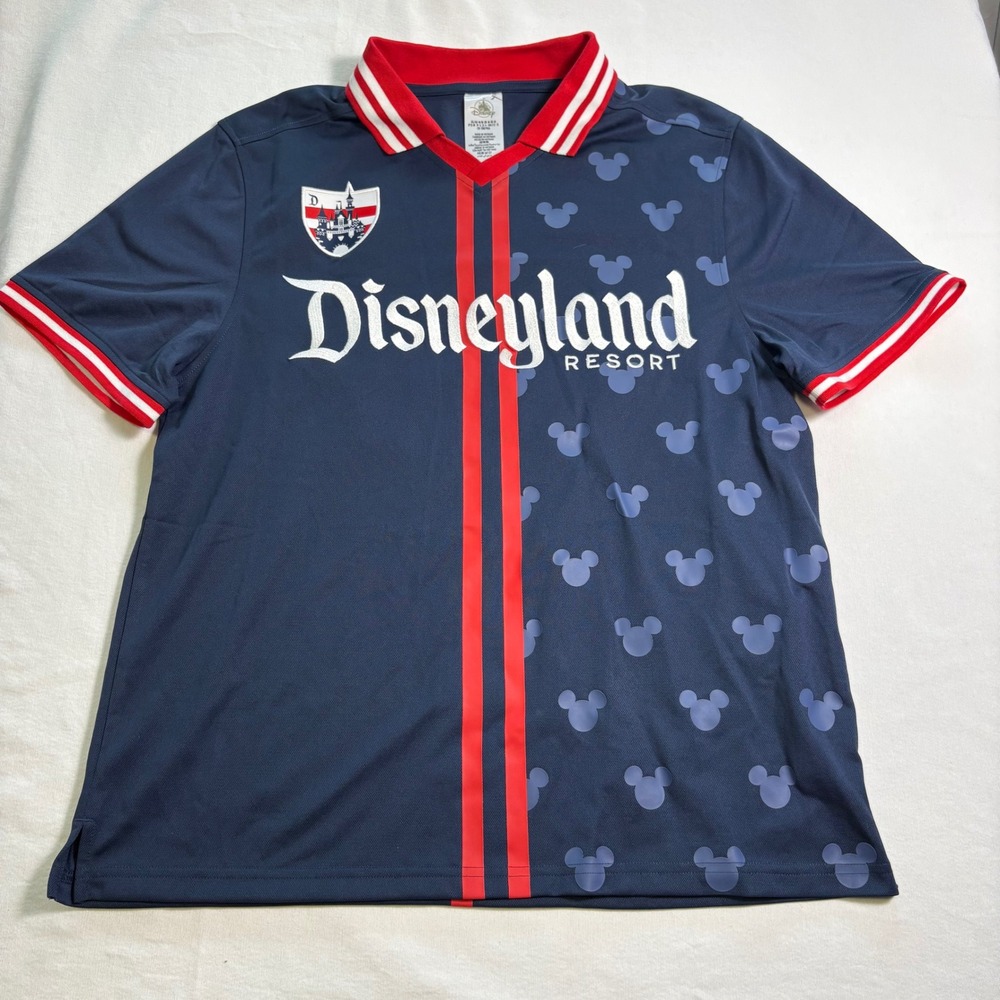 Disney, Disneyland Resort Soccer Jersey, Navy Blue, Medium